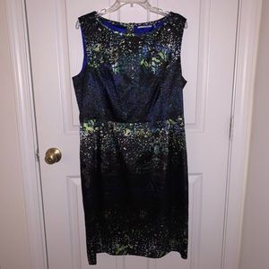 Tahari Sleeveless Cocktail Dress Size 16 Worn Once